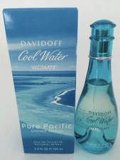 DAVIDOFF COOL WATER PURE PACIFIC WOMEN'S 3.4OZ  NEW IN SEALED BOX