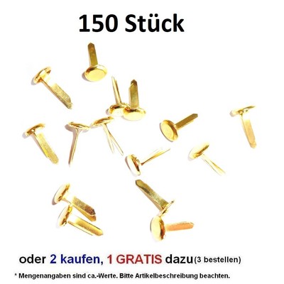 Zuxbolf 1000 Stück Musterbeutelklammern - Bunte Metall-Brads 4.5x8mm Für Basteln & Büro