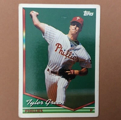 1994 TOPPS Carte BASEBALL n° 294 TYLER GREEN PHILLIES Trading Card - Photo 1/2