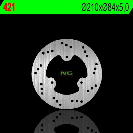 Disque de frein arrière NG pour moto Yamaha SZR 660 et FZR 400 en acier carbone