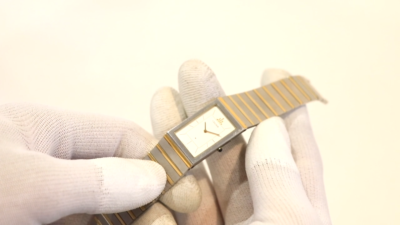 Vintage Seiko CREDOR 8420-6400 22K SGP Square Women's Quartz Watch