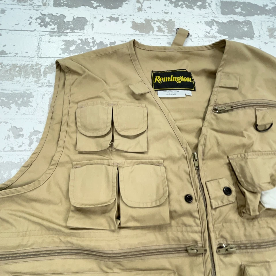 Remington Shooting Vest Men Large Tan Tactical Hunting Fly Fishing Khaki Safari - Image 4 of 4