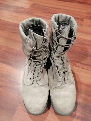 Mens Military Combat Boots Size 7.5 WF 
