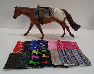 Western Saddle pads bandana unicorn cowboy traditional 1:9