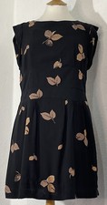 BNWT Apricot Size M Dress Lined Black Summer Holiday Short 339
