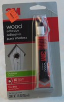 3m Wood Adhesive Glue Outdoor/exterior 10-minute No Drip 1 Fl Oz Tube Lght Cream 3m Wood Adhesive Glue Outdoor/exterior 10-minute No Drip 1 Fl Oz Tube Lght Cream