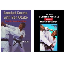 2 DVD Set Combat Karate Ben Otake Counterstrikes traditional martial arts