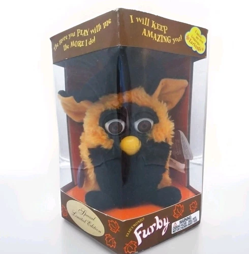 1999 Halloween Witch Furby 70-887 Fall Special LTD Black Orange – READ – Repair