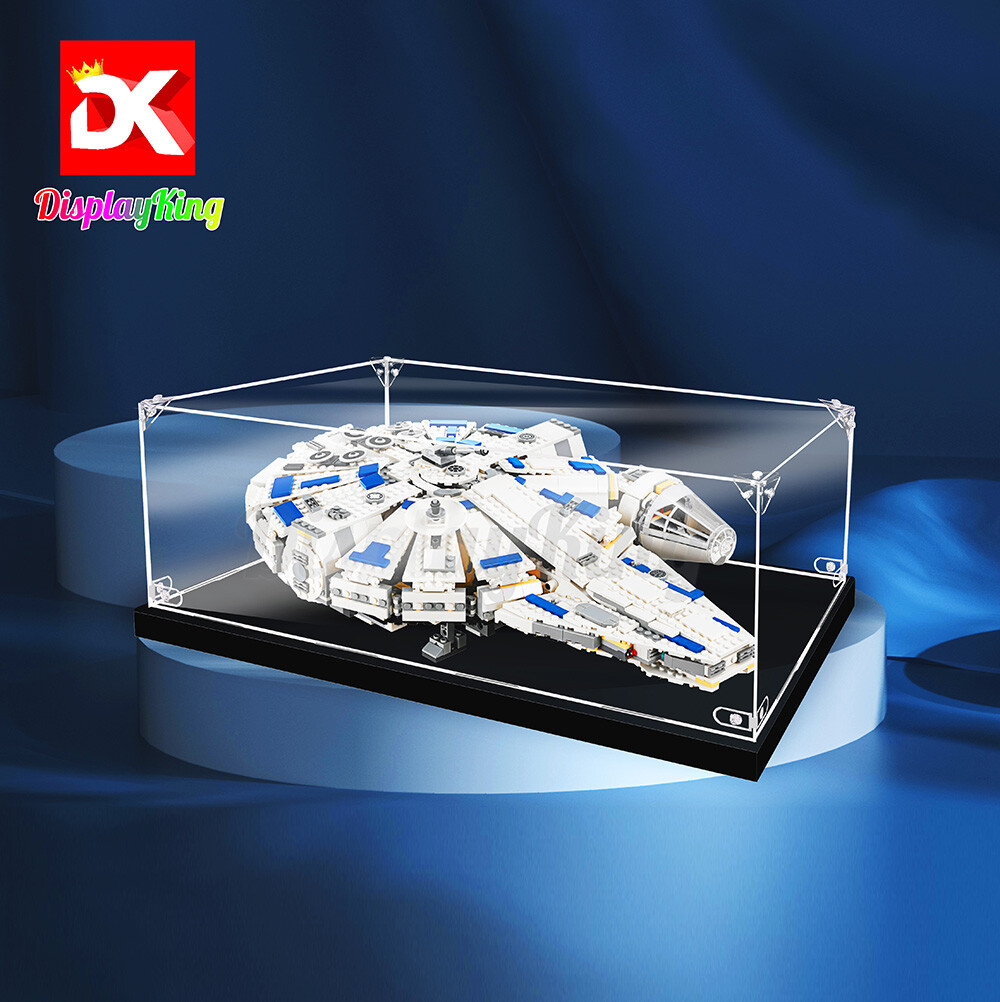 DK-display case with screw for LEGO Kessel Run Millennium Falcon