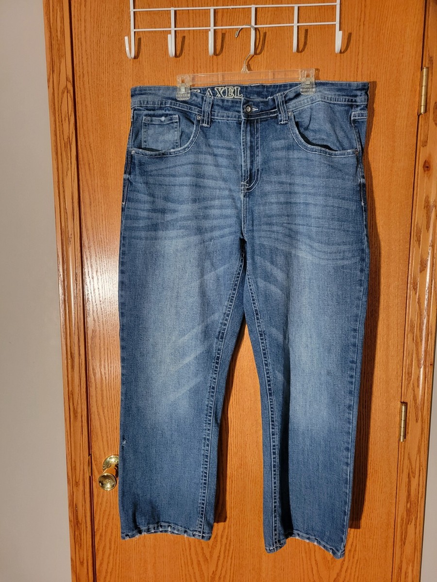 TK Axel Jeans 40x30 Slim Boot Cut Pants Denim Western Grunge