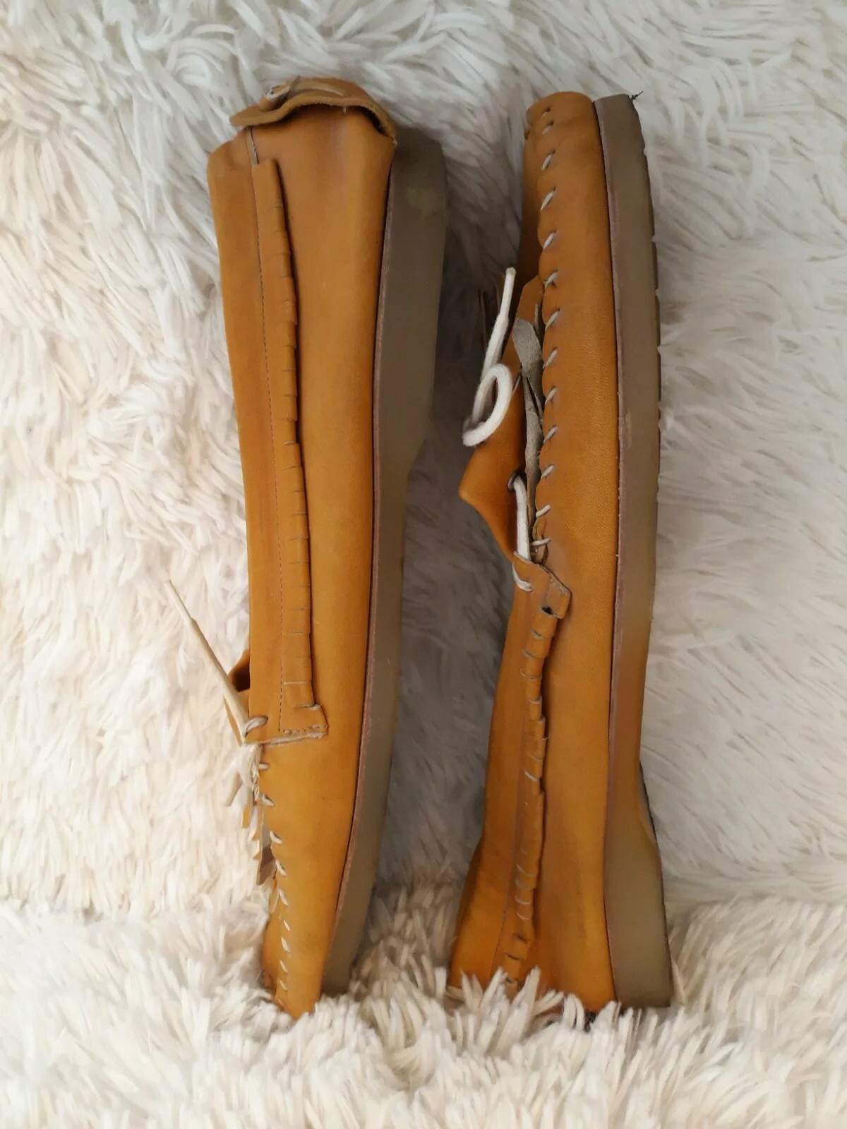 Zodiac Boat Shoes Men's Size 16 M Vintage 1980s "Zodiyots" Brown