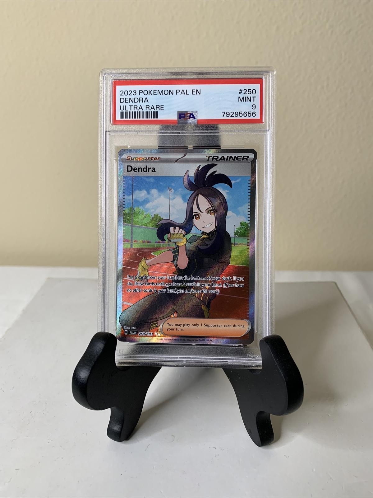 Dendra 250/193 Paldea Evolved Full Art Pokémon Card PSA 9 Mint