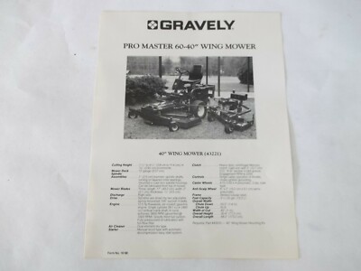 Gravely Pro Master 60-40