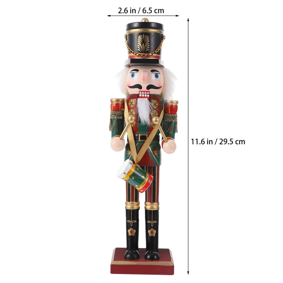 Puppet Ornaments Wood Decoration Giant Christmas Nutcracker 150cm