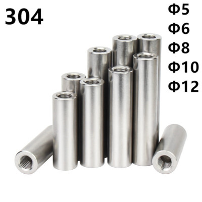 304 Stainless Steel Parallel Pins With Double Head Internal Thread Φ5 Φ6 Φ8 Φ10