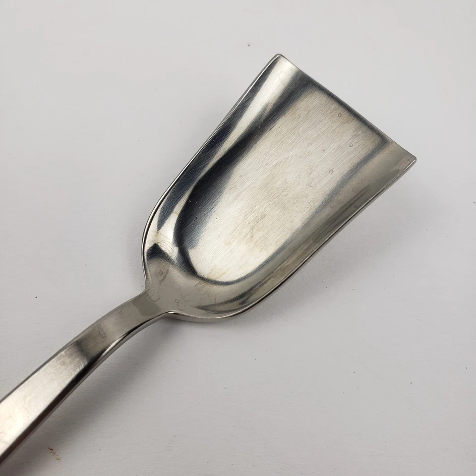 Cuchara de postre de té de azúcar Cromargan WMF 4 1/2" acero inoxidable satinado Alemania vintage MCM Foto 2 de 4