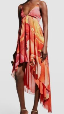 $1150 Just Cavalli Women's Orange Asymmetric Chiffon Dress Size IT 36 US 0 | eBay $1150 Just Cavalli Women's Orange Asymmetric Chiffon Dress Size IT 36 US 0 | eBay