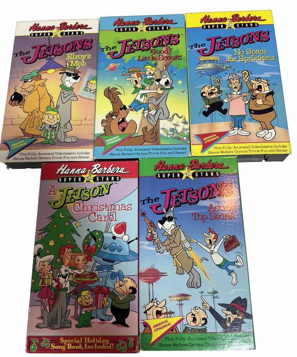 Vtg Hanna-Barbera The Jetsons : VHS Lot Of 5 All Tested Vtg Hanna-Barbera The Jetsons : VHS Lot Of 5 All Tested