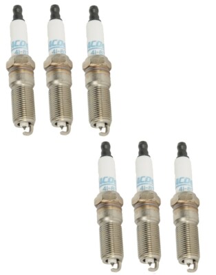 Set Of 6 Spark Plugs AcDelco For Buick Allure Chevy GMC Acadia Saab ...