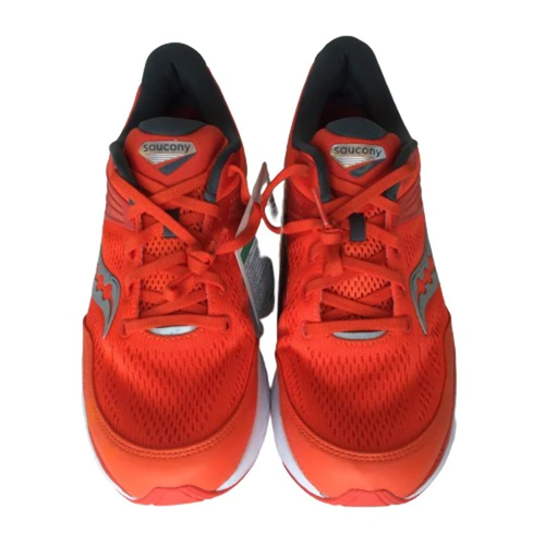 saucony orange grey