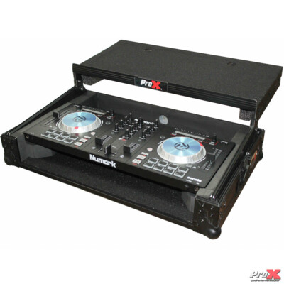 PROX ATA DJ Road Case BLACK Laptop Shelf for Numark Mixtrack Pro 3 Controller