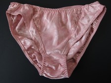 VTG Victoria's Secret 80s-90s Gold Label Shiny Silky Bikini Panty MEDIUM