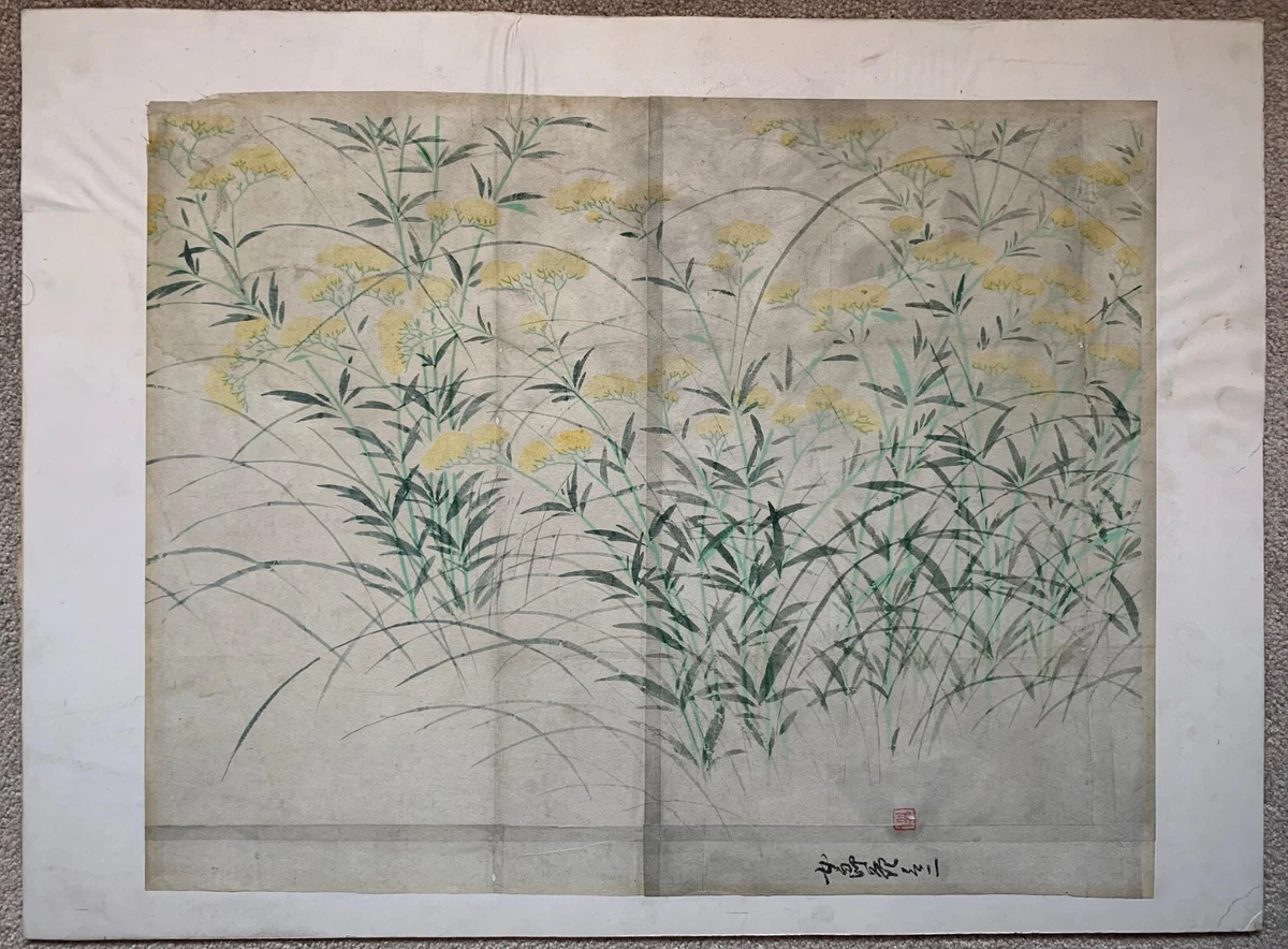 1850-1899 Antique Japanese Paintings & Scrolls for sale | eBay