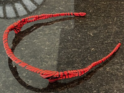 Oakley RADARLOCK RED TIGER FRAME No lenses /black Rubbers Sunglasses READ PLEASE