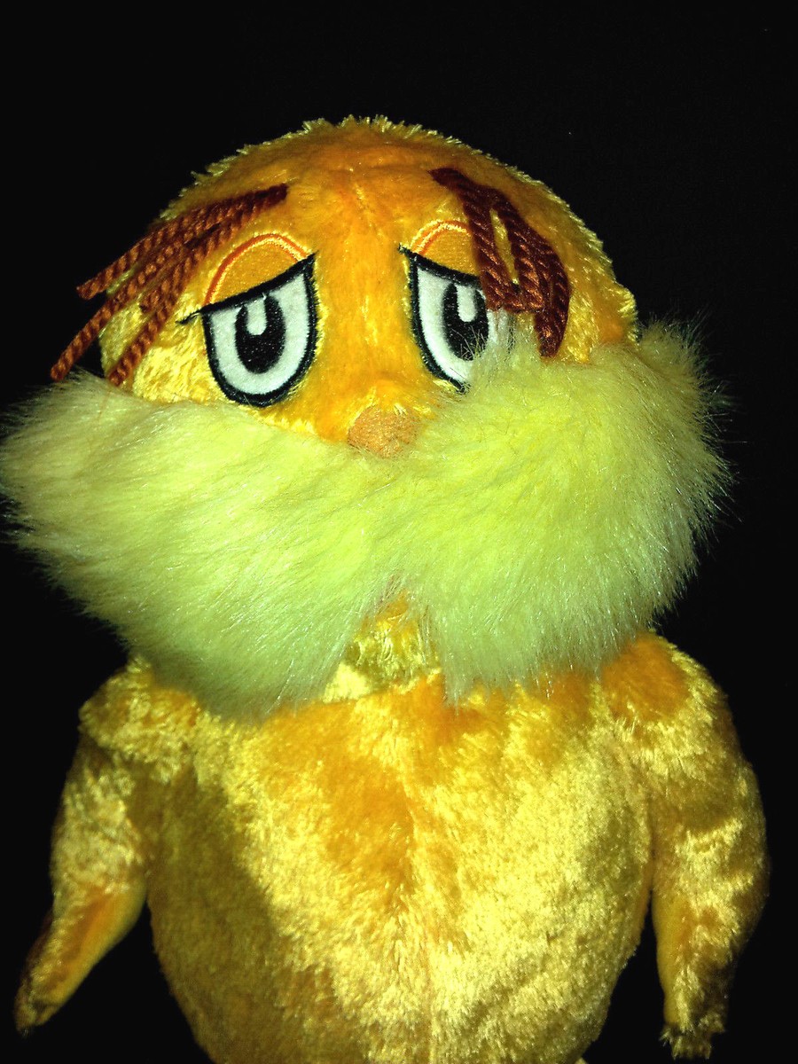 Lorax Dr Seuss Gold Grumpy Caring Kohls Cares Plush 16