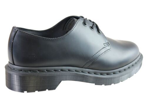 Brand New Dr Martens 1461 Mono Black Smooth Lace Up Comfortable Unisex Shoes - Picture 6 of 7