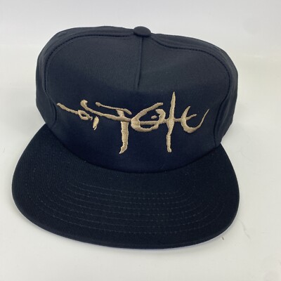 New Travis Scott Utopia Embroidered Black Graphic Snapback Hat Cap One Size