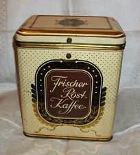 Große  alte Kaffeedose " Frischer Röstkaffee" - Blechdose - um 1920/30
