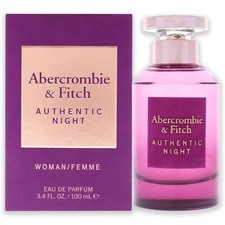 Abercrombie  Fitch Authentic Night 3.4 Oz Eau De Parfum Spray For Women