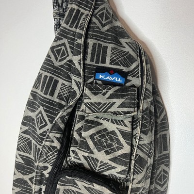KAVU Rope Sling Crossbody Backpack Geometric Tribal Print s-l400.jpg main image 2