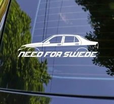 NEED FOR SWEDE sticker - for Saab 9-5 sedan | aero | TiD