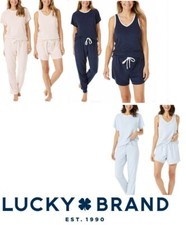 Lucky Brand Ladies' 4-piece Terry Pajama Set, NEW, Colors/Sizes