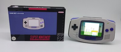GameBoy Advance GBA: IPS V2 Bildschirm SNES Themen und Custom Display Box