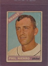1966 Venezuela Topps Venezuelan #28 HOF Atlanta Braves GD No Glue