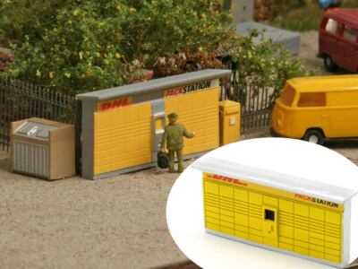 MU N-A50233 - Fertigmodell DHL Packstation - Spur N - NEU
