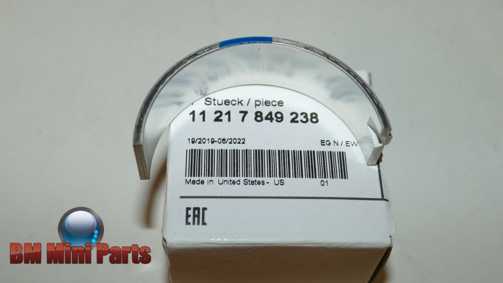 Carcasa de rodamiento BMW parte inferior azul 56,00 mm (0) 11217849238