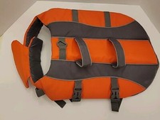 Dog Life Jacket 55-85 Lbs Large Girth 26-30in Orange Frisco Safety Vest Harness