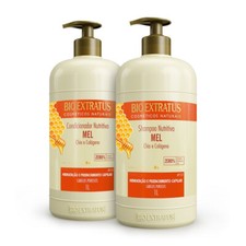 Bio Extratus - Mel - Kit Shampoo e Condicionador Nutritivos 2 x 1L -2x 33.81FlOz