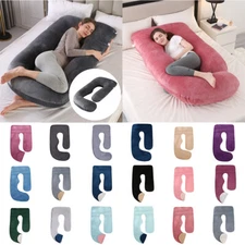 J-Shape Pregnancy Maternity Pillowcase Nursing Pregnant Full Body Pillow Cover
