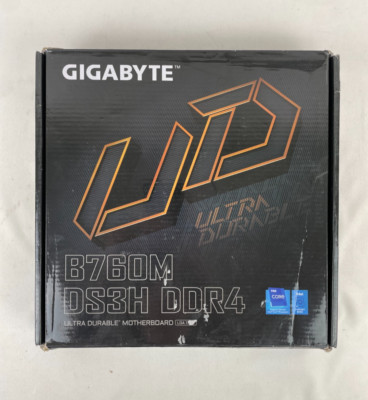 GIGABYTE B760M DS3H DDR4 LGA 1700 MicroATX Intel Motherboard (Please Read)