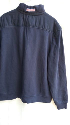 Pullover de algodón con cremallera 1/4 Vineyard Vines azul marino juvenil XL 18 - Imagen 4 de 10