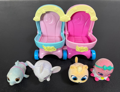 Disney Junior T.O.T.S. Tiny Ones Transport Service 4 Flocked Tots & Stroller