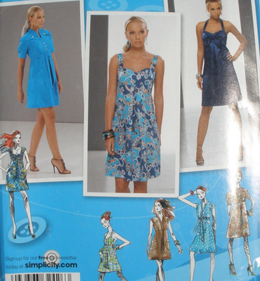 Simplicity Pattern 2694 Misses Sundress /Summer Dresses Sizes 12-20 UNCUT
