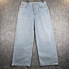 AGOLDE Low Slung Baggy Jeans Women’s Size 29 Blue Relaxed Fit Grunge Denim 0871