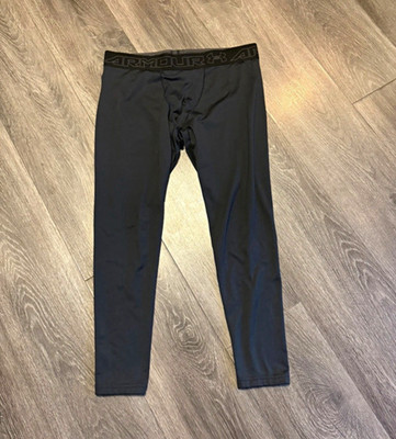 Under Armour Men s Compression Long Johns Underwear Solid Black 2XL