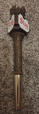 Vintage 1960s Stag Beer Wooden Castle Design Beer Tap Handle Good Condition!
